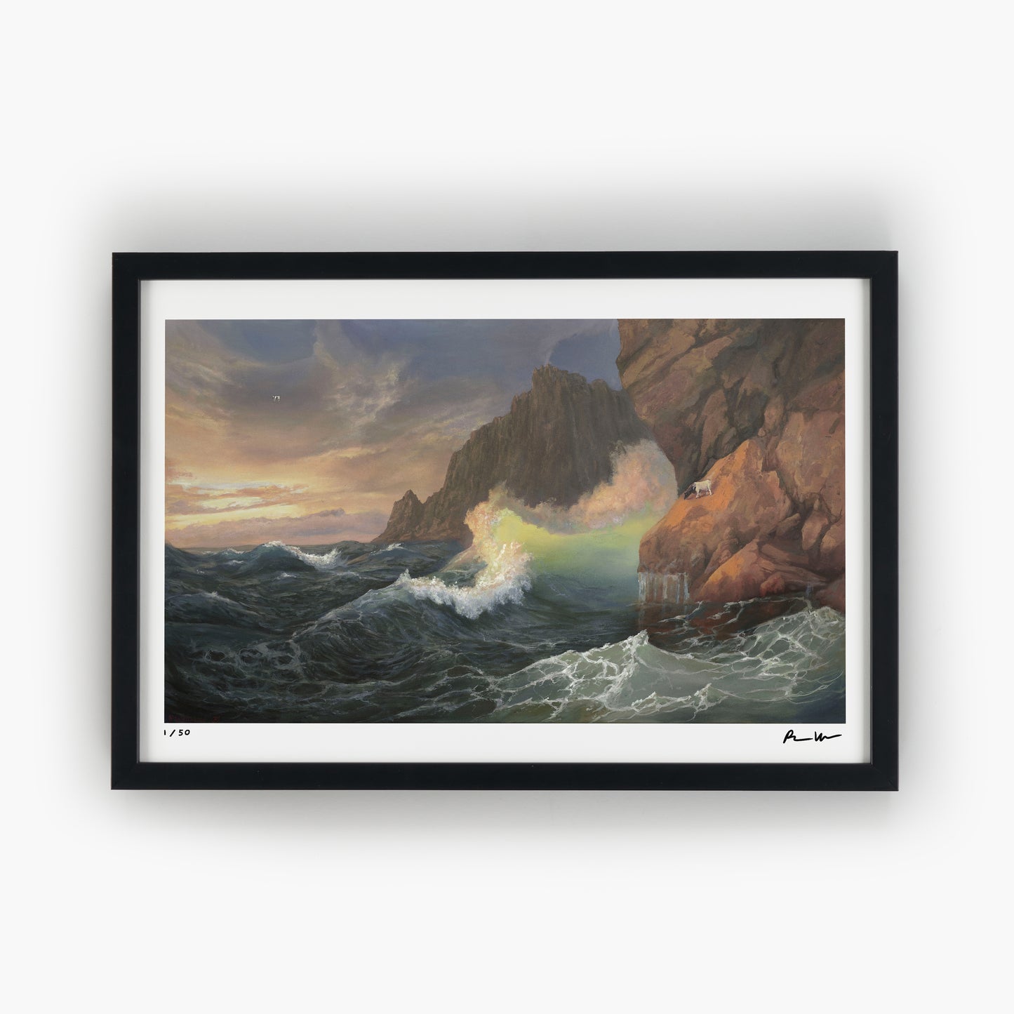 Ascending Cow Sunset Wave